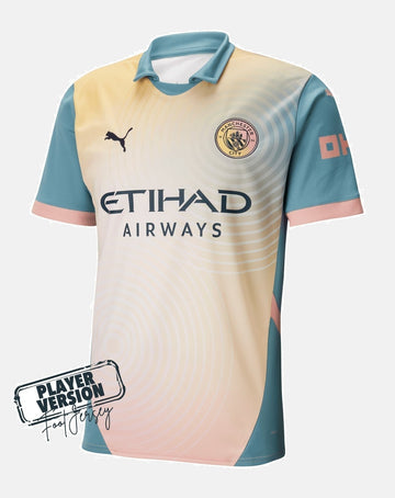 Manchester City Player Jersey Fourth "Definitely City" 2024/2025