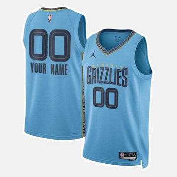 Memphis Grizzlies Unisex 2023 NBA Jersey - Statement Edition - Blue