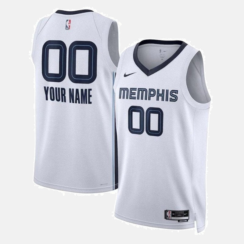 Memphis Grizzlies Unisex 2023 White NBA Jersey - Association Edition