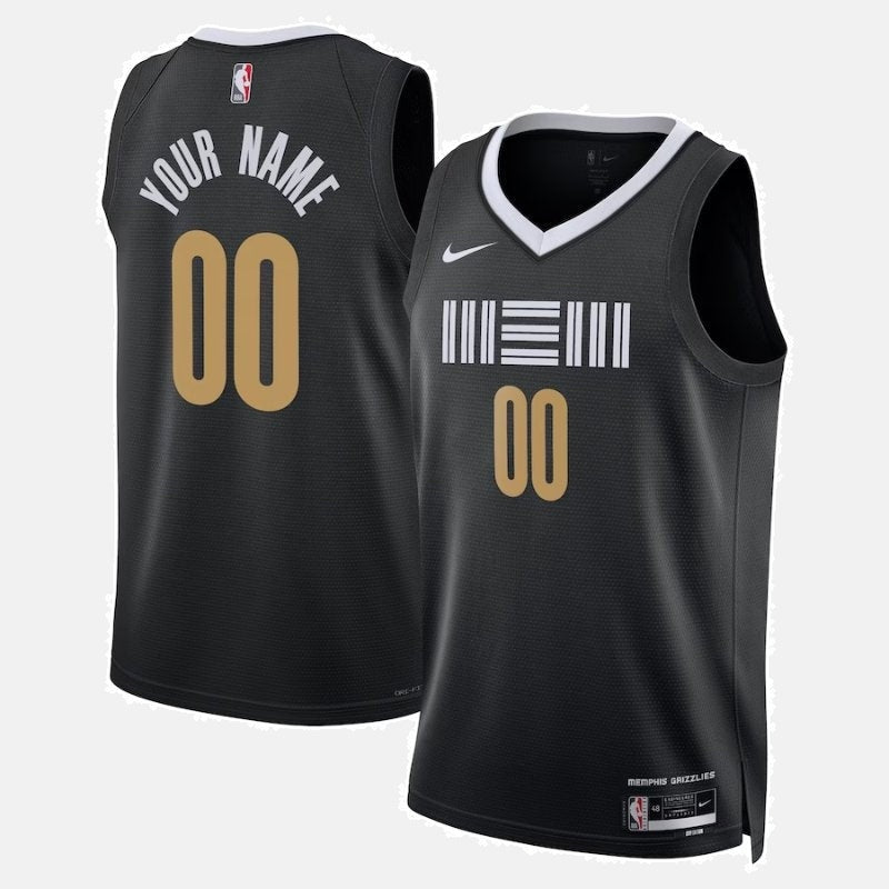 Memphis Grizzlies Unisex 23/24 NBA Jersey - Black - City Edition