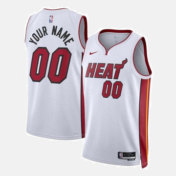 Miami Heat Unisex 2023 White NBA Jersey - Association Edition
