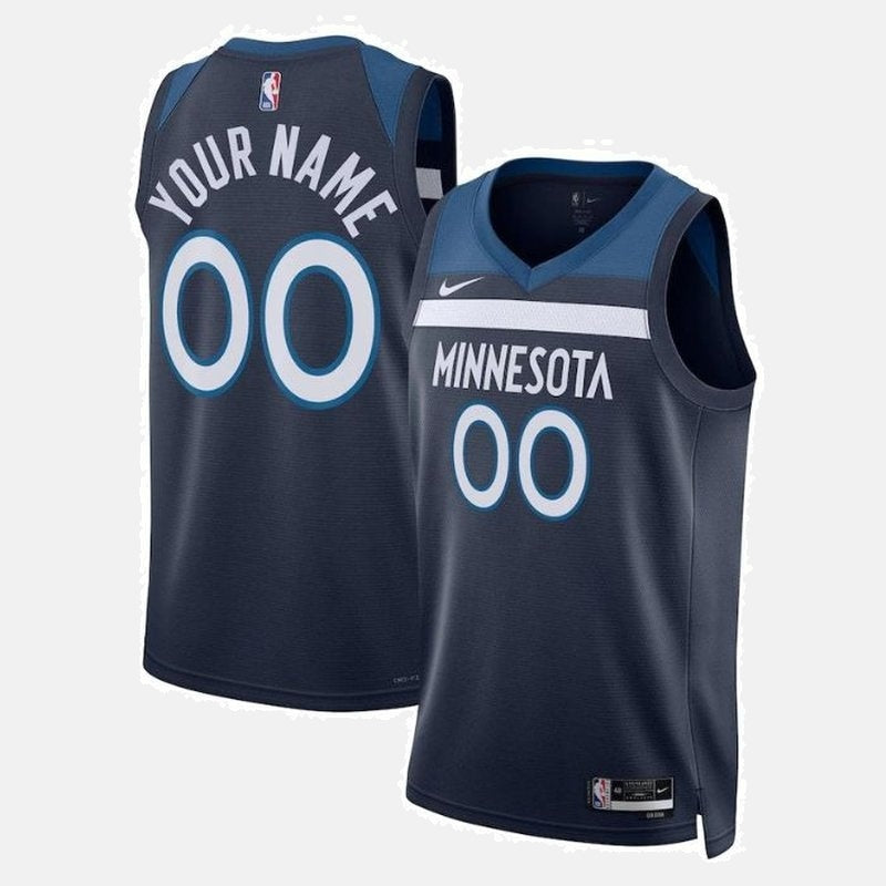 Minnesota Timberwolves Unisex 2023 NBA Jersey Navy - Icon Edition