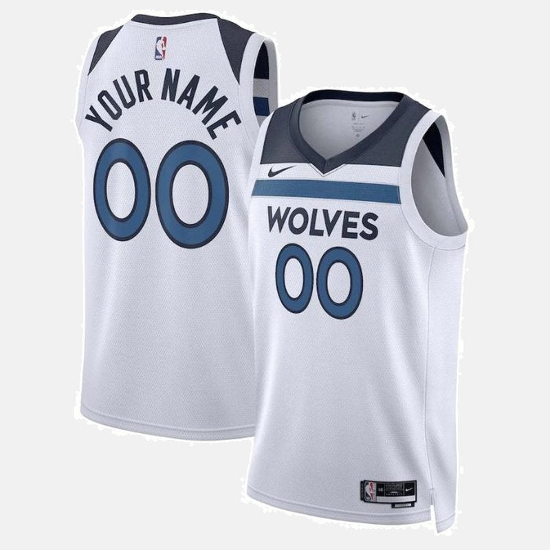 Minnesota Timberwolves Unisex 2023 White NBA Jersey - Association Edition