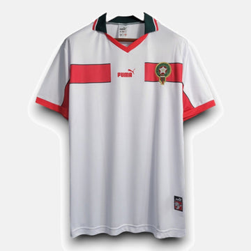 Morocco Away White Retro Jersey 1998