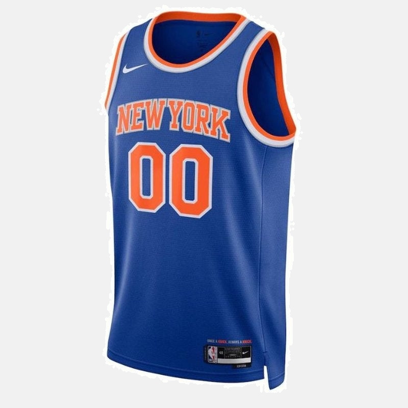 New York Knicks Unisex 2023 NBA Jersey Blue - Icon Edition