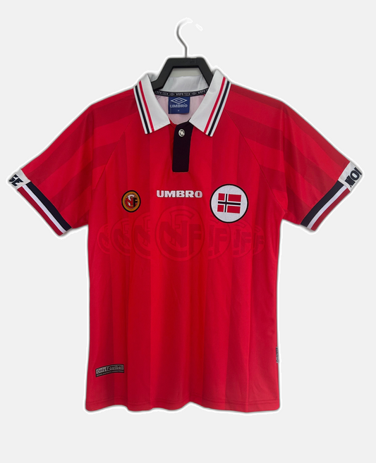 Norway 1998 I Home Jersey - Retro Version