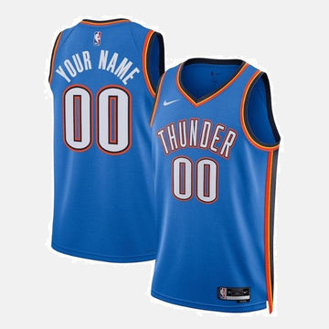 Oklahoma City Thunder Unisex 2023 NBA Jersey Blue - Icon Edition
