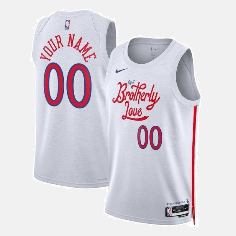 Philadelphia 76ers Unisex 2023 NBA Jersey - City Edition - White