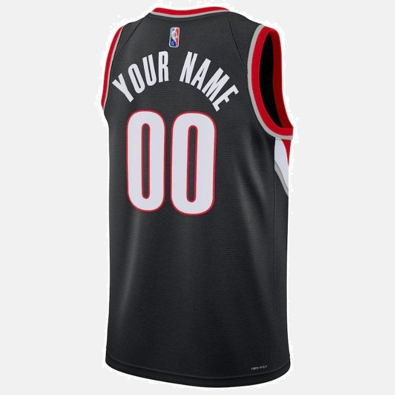 Portland Trail Blazers 2023 Diamond NBA Jersey - Icon Edition - Black