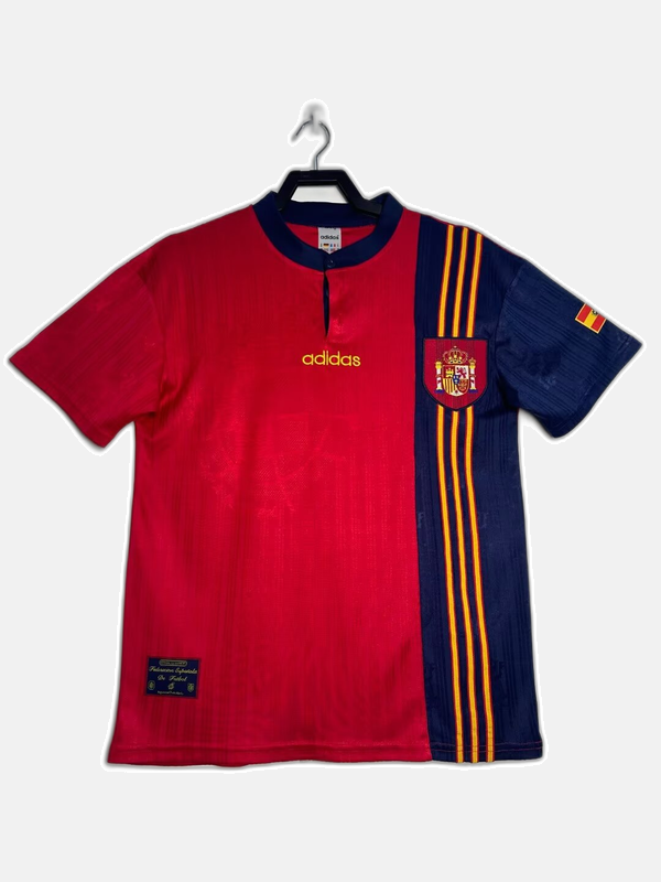 Spain 1996 I Home Jersey - Retro Version