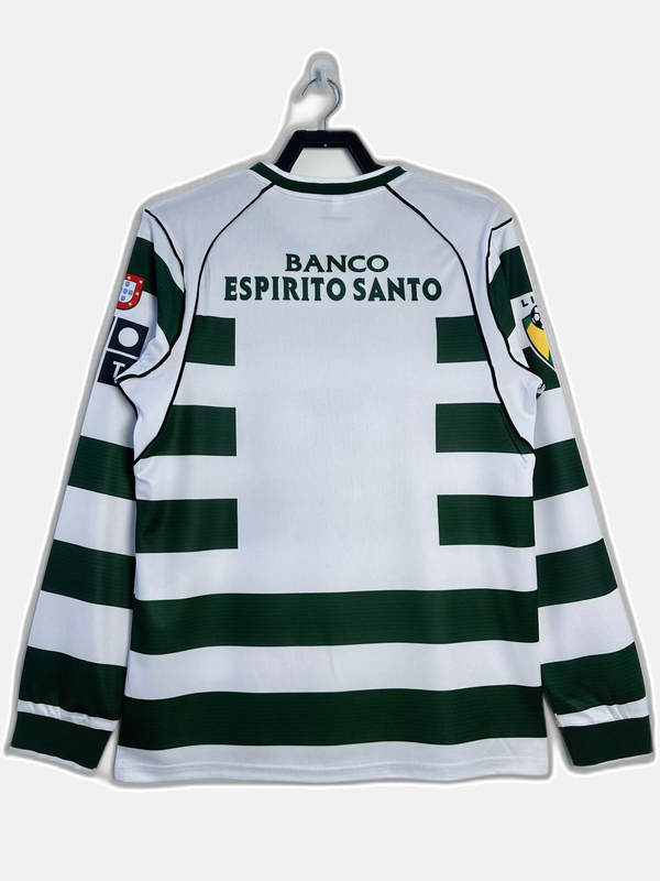 Sporting Lisbon 01/03 I Home Jersey - Long Sleeve Retro Version