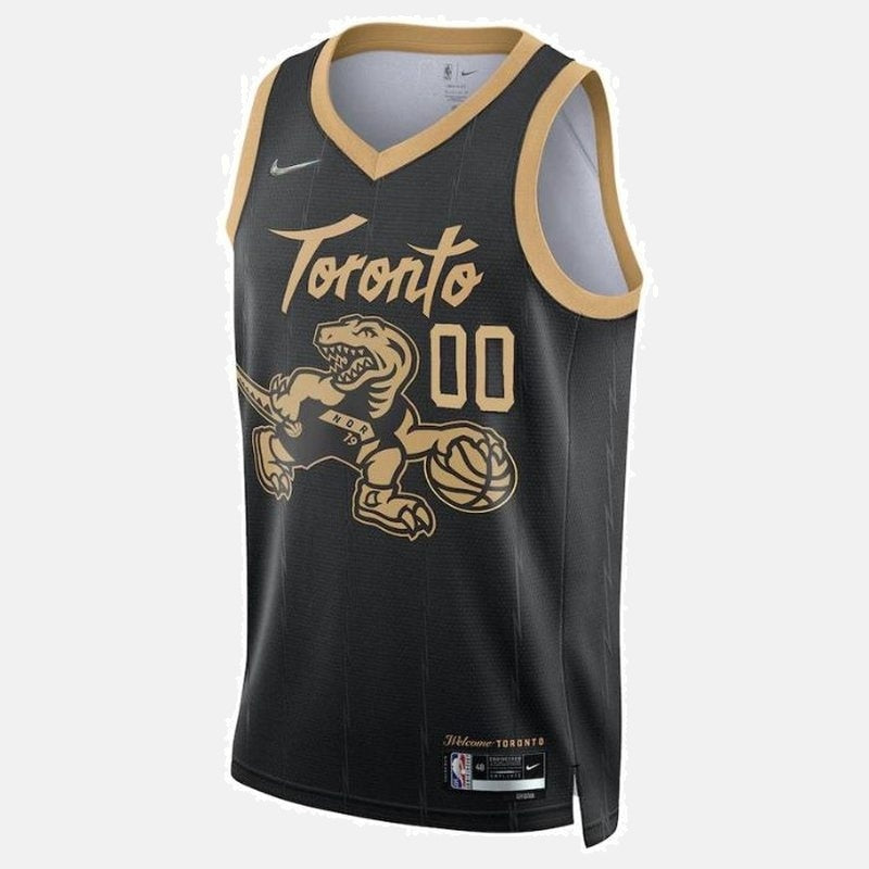 Toronto Raptors Unisex 2021/22 NBA Jersey - City Edition - Black