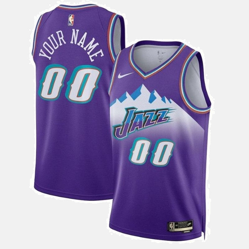 Utah Jazz Unisex 2023 NBA Jersey - Classic Edition - Purple